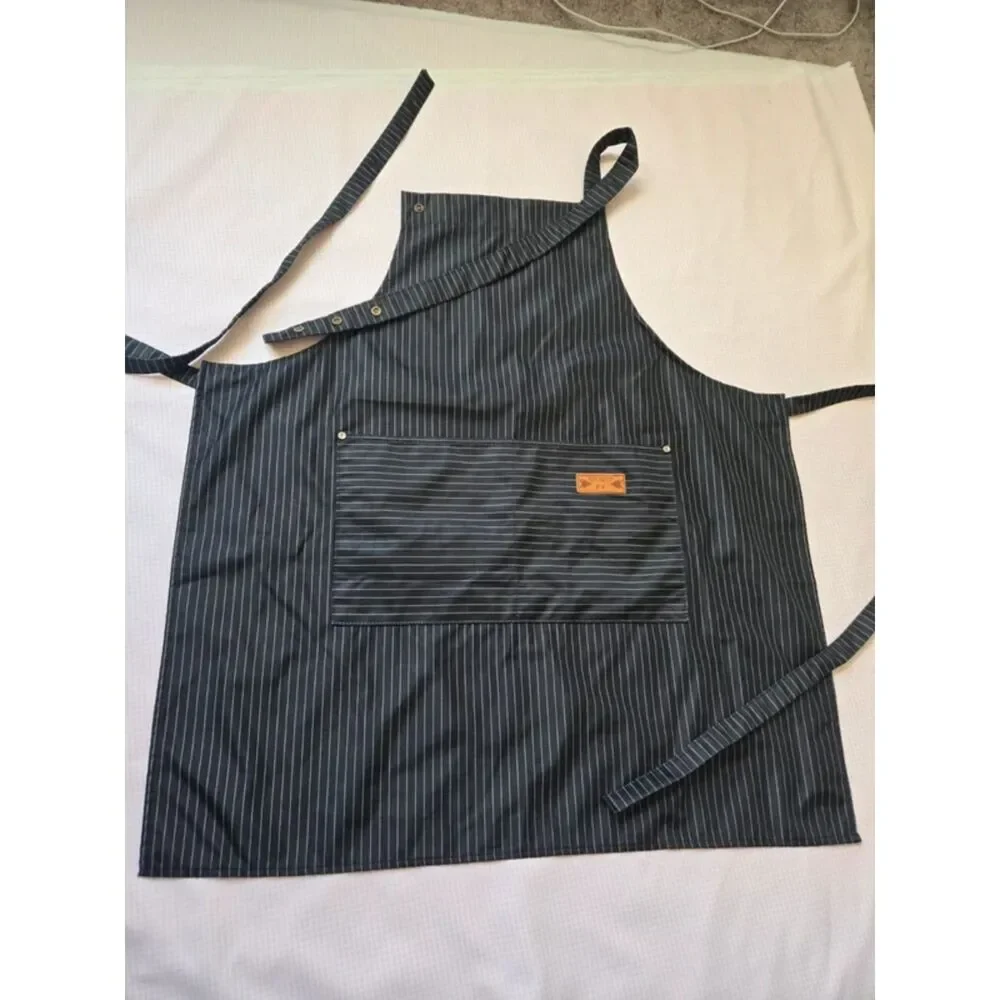 2 Pack Unisex Kitchen Aprons Adjustable Neck Strap Cooking Baking Chef Bib